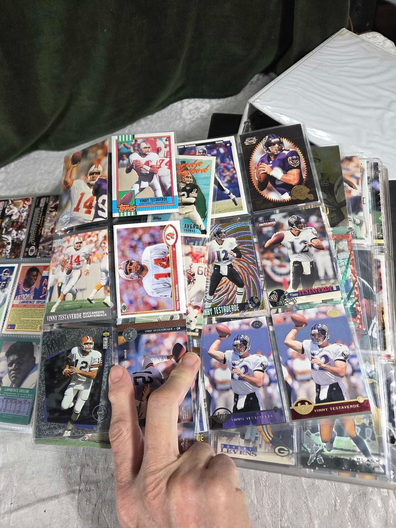 Very Large Collection Of Foot Ball Cards