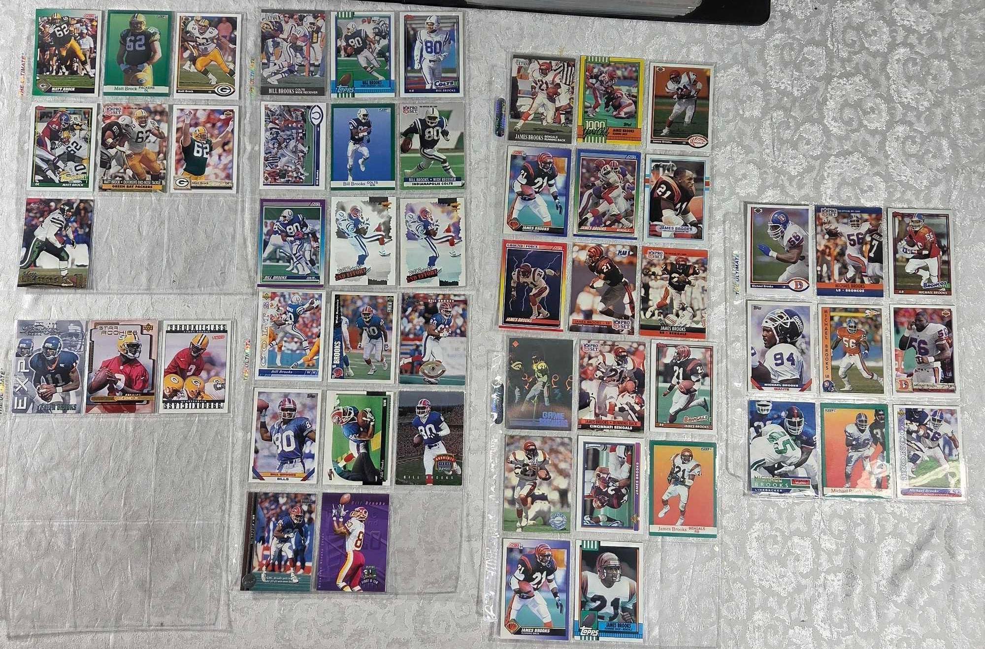 Very Large Collection Of Foot Ball Cards