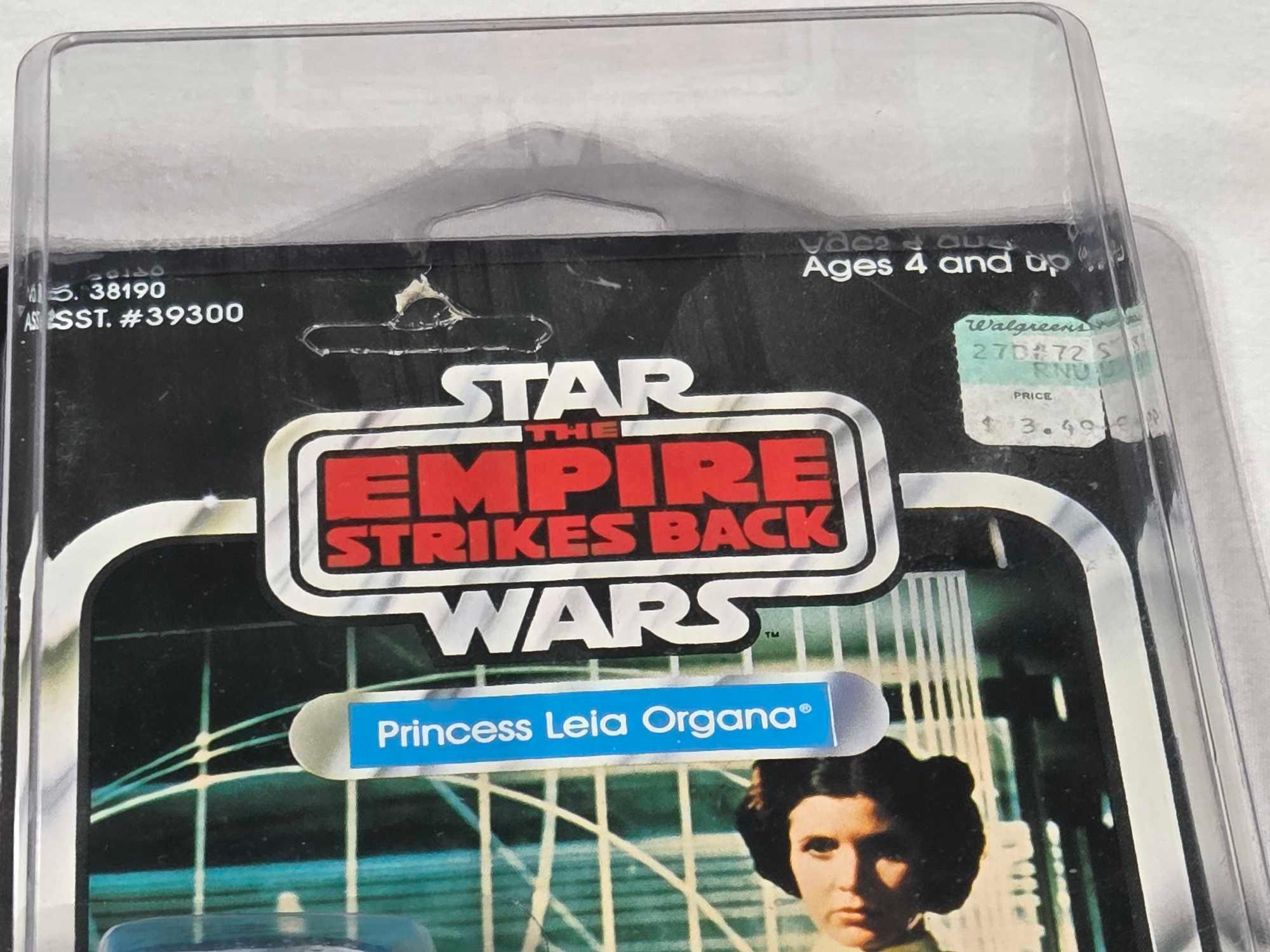 1980 Kenner Star Wars ESB 41-E Card Back Princess Leia Organa Action Figure MOC