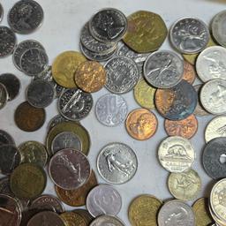 Lot Of Collected World Coins Including Silver See Photos