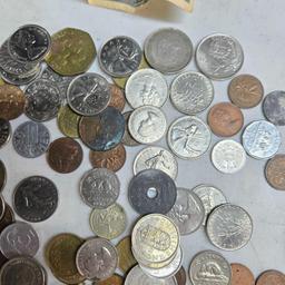 Lot Of Collected World Coins Including Silver See Photos