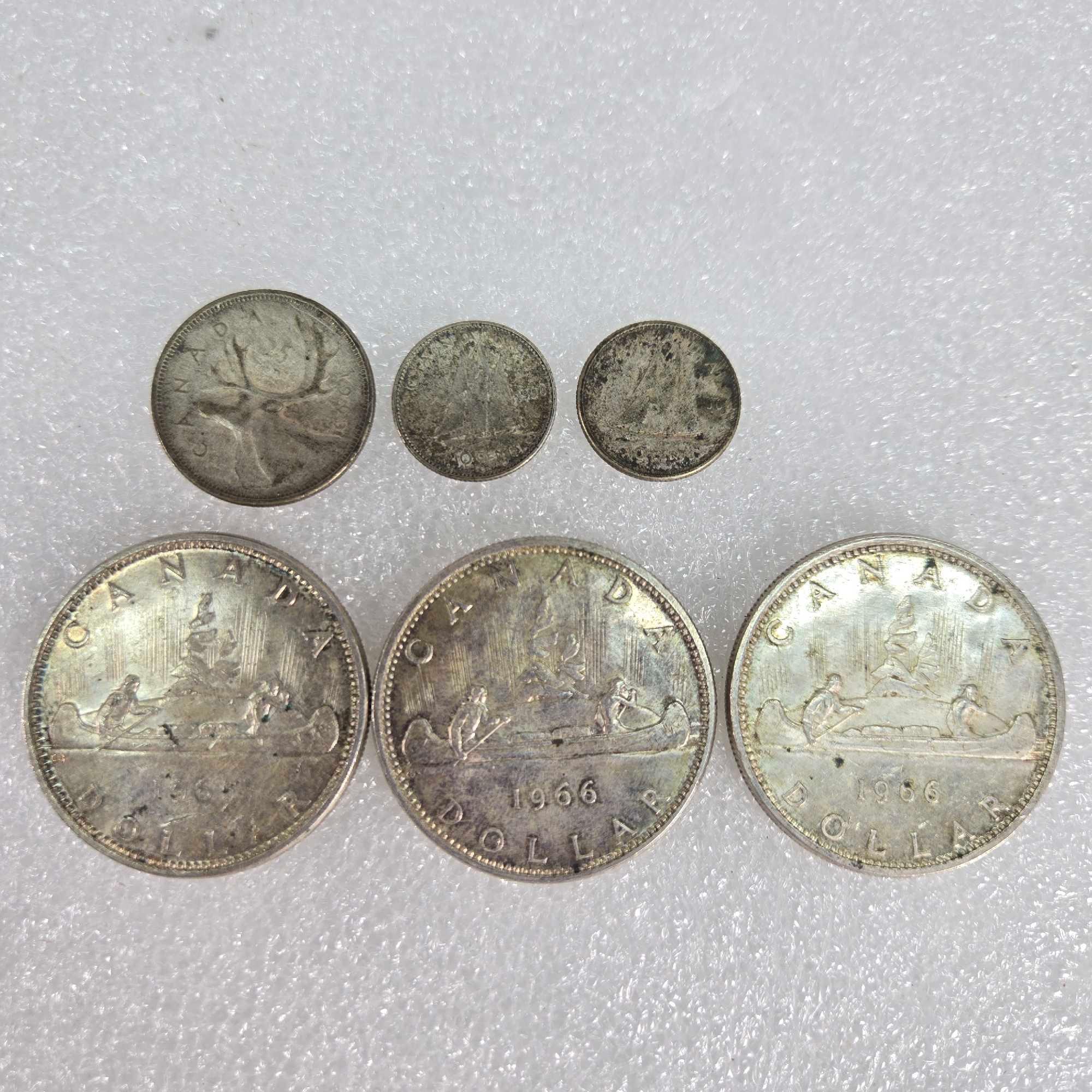 Lot Of Collected World Coins Including Silver See Photos