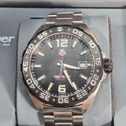 Used TAG Heuer Swiss 41mm Formula 1 Date Quartz Chronograph Watch WAZ1110.FT8023
