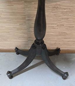 * Maitland-Smith Oval Leather Top Accent Table