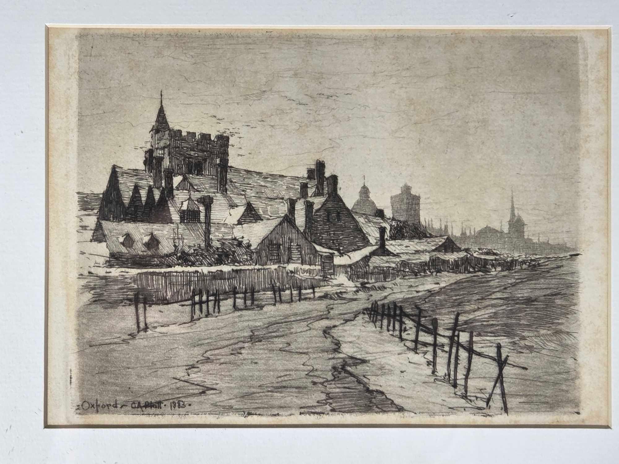 * 9 Antique European Etchings incl 2 Lionel Barrimore and Several 1800s