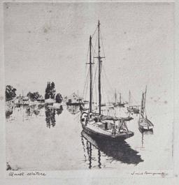 * 9 Antique European Etchings incl 2 Lionel Barrimore and Several 1800s