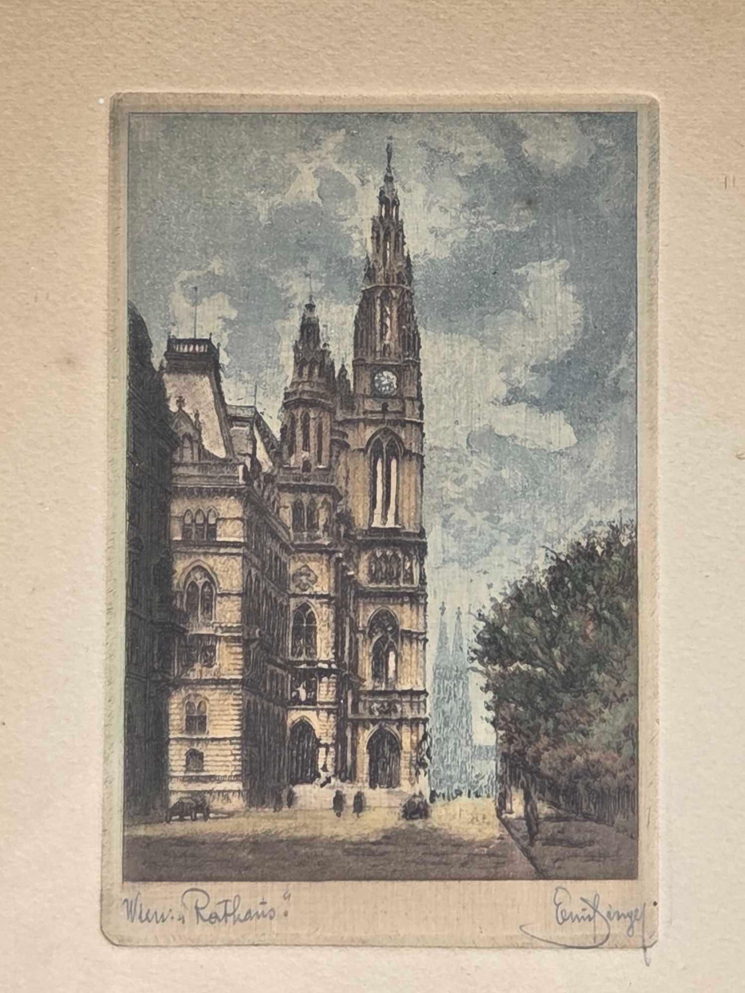 * 9 Antique European Etchings incl 2 Lionel Barrimore and Several 1800s