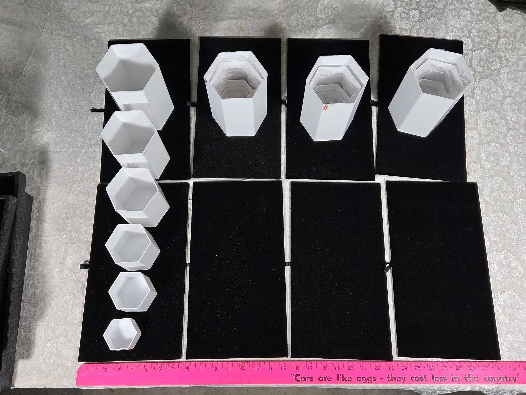 Collection Of Jewelry Merchandising Displays