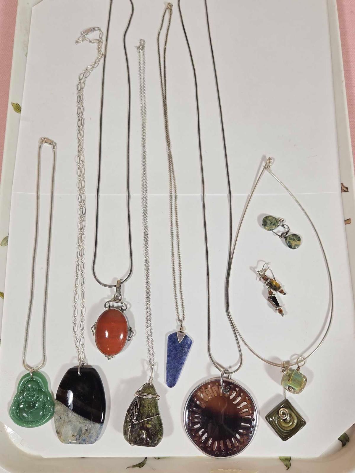 Sterling Silver Pendant Necklaces