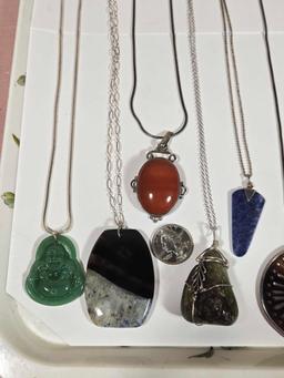 Sterling Silver Pendant Necklaces