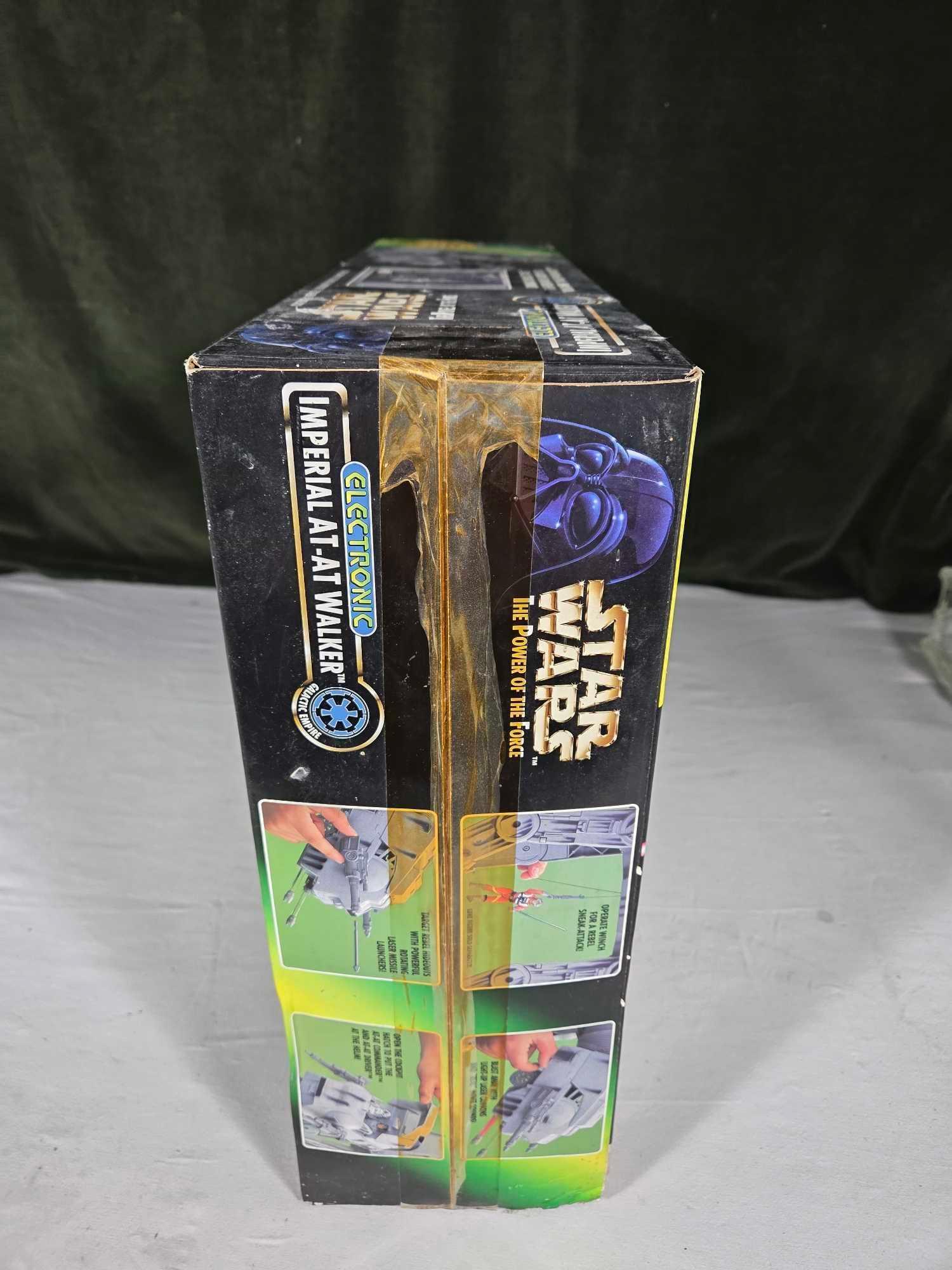 Star Wars Power of The Force Imperial AT-AT Walker & Rogue One Imperial Combat Assault Tank w/ Boxes
