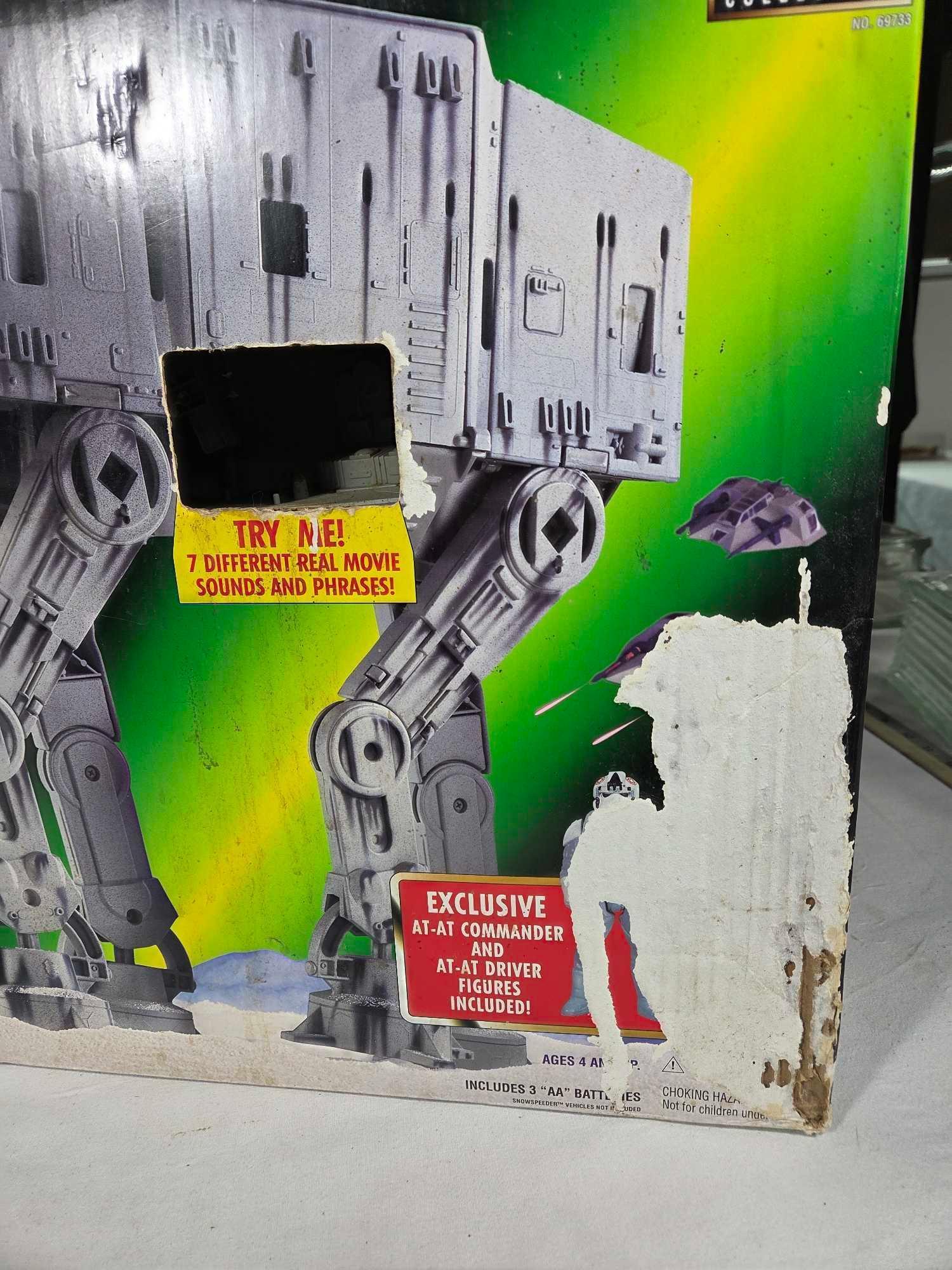 Star Wars Power of The Force Imperial AT-AT Walker & Rogue One Imperial Combat Assault Tank w/ Boxes