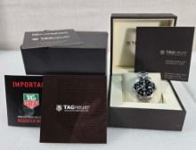 Used TAG Heuer Swiss Aquaracer Automatic Date Stainless Steel Bracelet Chronograph Watch
