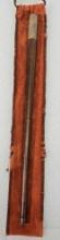14 1/8" Reed And Barton Sterling Silver Mounted "Run For Your Life" Jogging Stick With Original Bag.