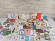 Collection of Vintage Used Greeting Cards
