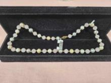 Beaded Rose Quartz, Freshwater Pearl, & 14k Gold Necklace