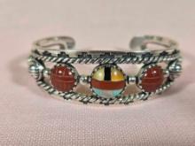 Roderick Tenorio Carolyn Pollack Relios Sterling Silver Cuff Bracelet
