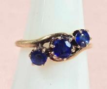 Vintage 14k Gold with 3 Round