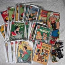Collection Of Comic Books And Related Action Figures
