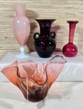 * 4 Pcs. of Art Glass