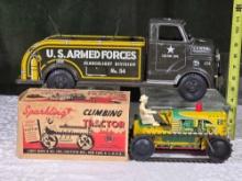2 - Marx Pressed Steel Litho Toys
