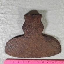12" W X 10" D Antique Hand Forged Primitive Broad Axe Head