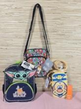 3 Disney Backpacks and Crossbody Bags New with Tags