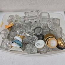 * Large Collection Of Antique Glass Open Salts