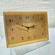 Vintage Tiffany & Co. Mid Century Modern Desk / Travel Alarm Clock