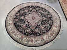 Round Wool Persian Rug
