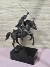 * Native American Statue Inspired by Remington