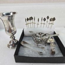 Collection Of Sterling Silver Table Items