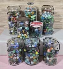 * 8 Jars of Marbles