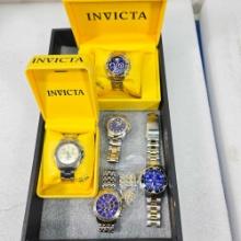 Collection Of Used Invicta Watches