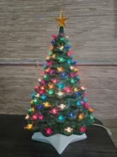 * Vintage Ceramic Christmas Tree Light