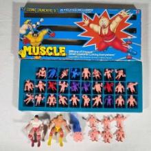 Muscle Cosmic Crunchers #2 Complete Saet of 28 CIB Mattel 1985