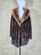 Vintage Mink Coat with Mink Collar