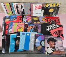 60 Vintage Vinyl Record Albums of Hip Hop, Rap, and Dance Singles