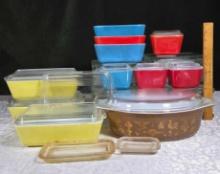 Pyrex Covered Refrigerator and Serving Dishes