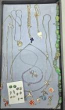 Tray Lot Of Sterling Silver Jewelry