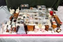 Various Doll House Furniture & Accessories ('40s & '60-'70s)