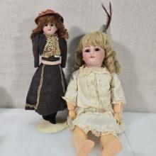 2 Antique Dolls
