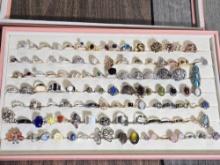 Approx. 100 Costume Rings
