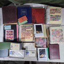 Estate Stamp Collection As Seen In Photos