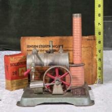 Jenson Steam Engine #76 with instructions and box of Mamod Solid Fuel Tablets