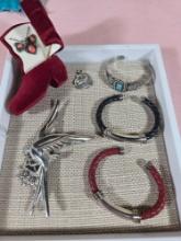 Tray Lot of Sterling Silver Jewelry