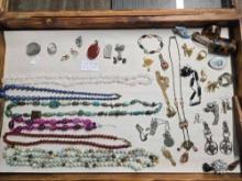 Case Lot of Costume and Sterling Silver Jewelry