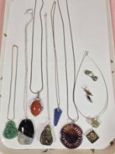 Sterling Silver Pendant Necklaces