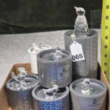 Collection Of 7 Swarovski Crystals With Boxes