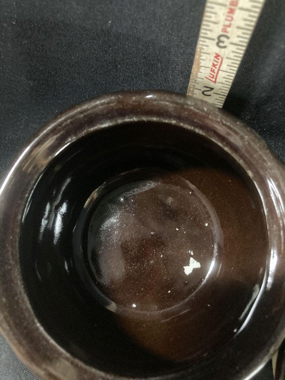 Cream, Tan, and Brown Bean Pot